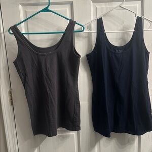 Maurices  Tank Tops bundle of 2. Gray and navy blue size large.
